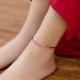 Strawberry Crystal Beads Luck Red String Anklet Strawberry Crystal Beads Luck Red String Anklet