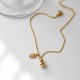 18k Gold Lucky Gourd Wealth Buckle Anklet 18k Gold Lucky Gourd Wealth Buckle Anklet