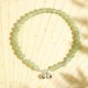 925 Sterling Silver Hetian Jade Prosperity Bell Anklet 925 Sterling Silver Hetian Jade Prosperity Bell Anklet