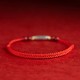 925 Sterling Silver Koi Fish Cinnabar Wealth Bracelet Anklet 925 Sterling Silver Koi Fish Cinnabar Wealth Bracelet Anklet