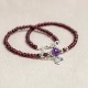 Garnet Amethyst Purification Calm Anklet Garnet Amethyst Purification Calm Anklet