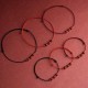 Natural Lucky Cinnabar Bead Blessing Bracelet Anklet Natural Lucky Cinnabar Bead Blessing Bracelet Anklet