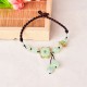 Flower Jade Butterfly Luck Abundance Anklet Flower Jade Butterfly Luck Abundance Anklet