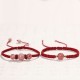 Natural Strawberry Quartz Love Red String Bracelet Anklet Natural Strawberry Quartz Love Red String Bracelet Anklet