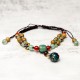 Wenge Wood Green Aventurine Balance Protection Anklet Wenge Wood Green Aventurine Balance Protection Anklet