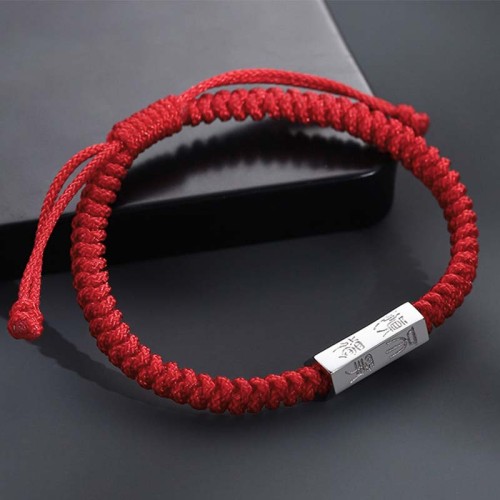 925 Silver Letter Engraving Blessing Bracelet 925 Silver Letter Engraving Blessing Bracelet