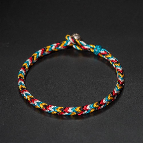 Five Color Thread Protection Braided Bracelet Five Color Thread Protection Braided Bracelet