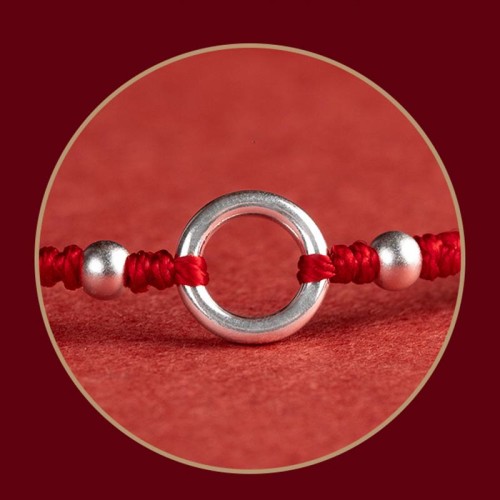 Silver Lucky Lotus Peace Bracelet