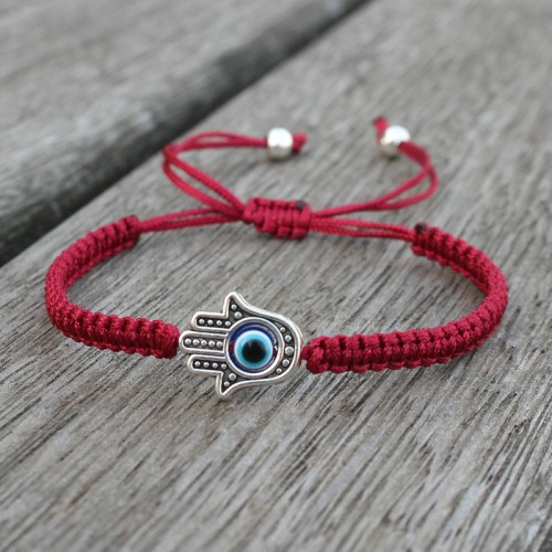 Handmade Hamsa Symbol Protection Bracelet