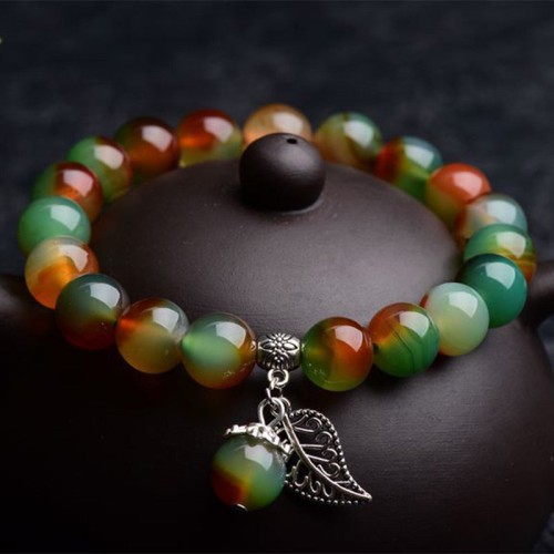 Natural Green Agate Healing Bracelet Natural Green Agate Healing Bracelet