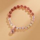 Strawberry Quartz Money Bag Positive Bracelet