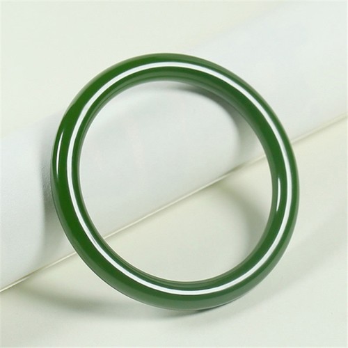 Cyan Jade Longevity Blessing Bangle Cyan Jade Longevity Blessing Bangle