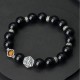 925 Silver Black Obsidian Eye of Providence Bracelet 925 Silver Black Obsidian Eye of Providence Bracelet