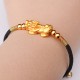 24K Gold-Plated PiXiu Luck Red String Bracelet 24K Gold-Plated PiXiu Luck Red String Bracelet
