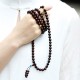 108 Mala Beads Small Leaf Red Sandalwood Amber Bracelet 108 Mala Beads Small Leaf Red Sandalwood Amber Bracelet