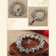 Tibetan Om Mani Padme Hum Alloy Beads Bracelet