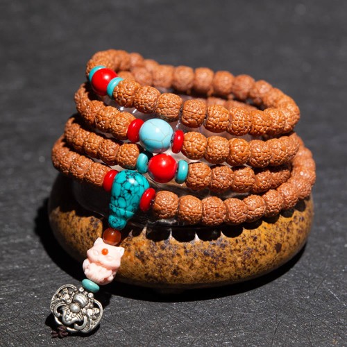 Rudraksha Bodhi Seed Zodiac Buddha Wealth Bracelet Rudraksha Bodhi Seed Zodiac Buddha Wealth Bracelet