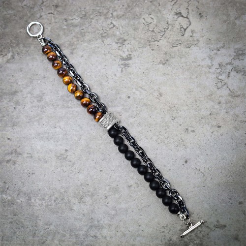 Tiger Eye Lazurite Protection Bracelet