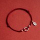 Silver Lucky Lotus Peace Bracelet
