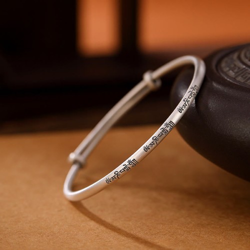 Tibetan Om Mani Padme Hum Love Bracelet Tibetan Om Mani Padme Hum Love Bracelet