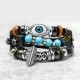 Tibetan Turquoise Evil Eye Purification Bracelet Tibetan Turquoise Evil Eye Purification Bracelet