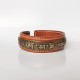 Om Mani Padme Hum Dragon Phoenix Copper Leather Cuff Bracelet Om Mani Padme Hum Dragon Phoenix Copper Leather Cuff Bracelet