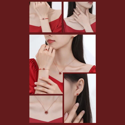 Flash Sale: 925 Silver Year of the Dragon Cinnabar Bracelet