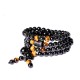 Black & Rainbow Obsidian Gourd Blessing Bracelet Black & Rainbow Obsidian Gourd Blessing Bracelet