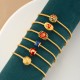 18K Gold Om Mani Padme Hum Koi Fish Luck Bracelet 18K Gold Om Mani Padme Hum Koi Fish Luck Bracelet