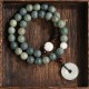 Cyan Bodhi Seed Lotus Jade Peace Buckle Wisdom Bracelet Cyan Bodhi Seed Lotus Jade Peace Buckle Wisdom Bracelet