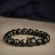 Gold & Silver Sheen Obsidian Lucky Cat Protection Bracelet Gold & Silver Sheen Obsidian Lucky Cat Protection Bracelet
