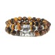 2Pcs Crystal Agate Buddha Protection Bracelet 2Pcs Crystal Agate Buddha Protection Bracelet