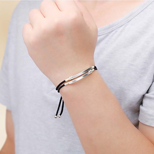 925 Silver Red String Braid Bracelet 925 Silver Red String Braid Bracelet