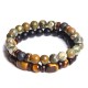 Healing Crystal Tiger Eye Bead Bracelet Healing Crystal Tiger Eye Bead Bracelet