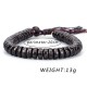 Coconut Shell Om Mani Padme Hum Mantra Bracelet