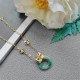 Cyan Jade Koi Fish Healing Bracelet