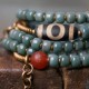 108 Mala Bodhi Seed Dzi Bead Wisdom Bracelet
