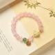 Year of the Rabbit Pink Crystal Bunny Love Bracelet Year of the Rabbit Pink Crystal Bunny Love Bracelet