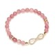 Strawberry Quartz Positivity Healing Bracelet