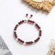 14K Gold Natural Garnet Calm Bracelet 14K Gold Natural Garnet Calm Bracelet