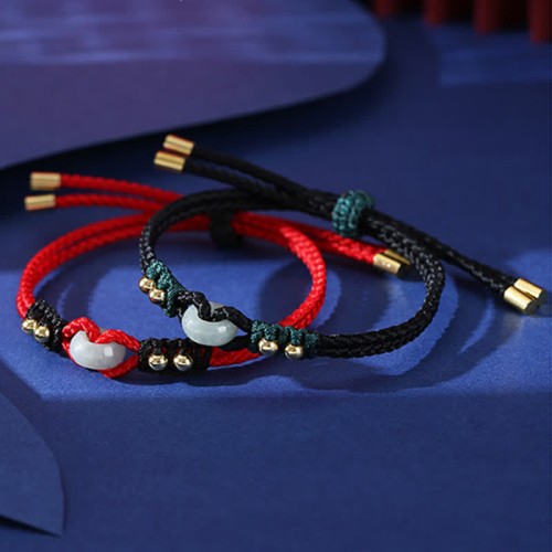 Round Peace Jade Abundance Bracelet Round Peace Jade Abundance Bracelet