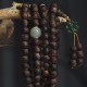 108 Mala Beads Agarwood Jade 999 Gold Peace Bracelet 108 Mala Beads Agarwood Jade 999 Gold Peace Bracelet