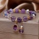 Amethyst Zircon Heart Healing Soul Bracelet Amethyst Zircon Heart Healing Soul Bracelet
