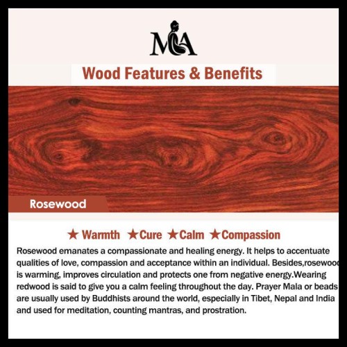 Tibetan Rosewood Warmth Bracelet