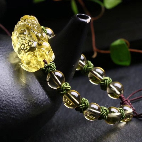Citrine Pixiu Wealth Protection Bracelet