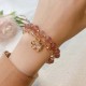 Rose Quartz Elephant Healing Charm Bracelet Rose Quartz Elephant Healing Charm Bracelet