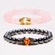 King & Queen Crown Healing Couple Bracelet King & Queen Crown Healing Couple Bracelet