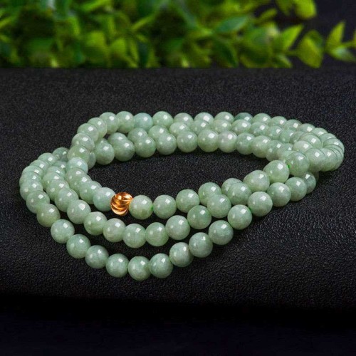 108 Beads Jade Luck Mala Bracelet 108 Beads Jade Luck Mala Bracelet