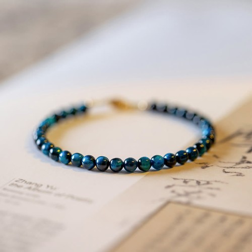 Natural Blue Tiger Eye Protection Bracelet