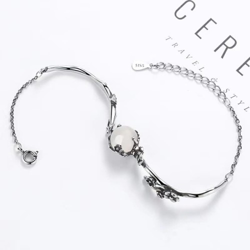 Plum Blossom Chalcedony Positive Bracelet Plum Blossom Chalcedony Positive Bracelet